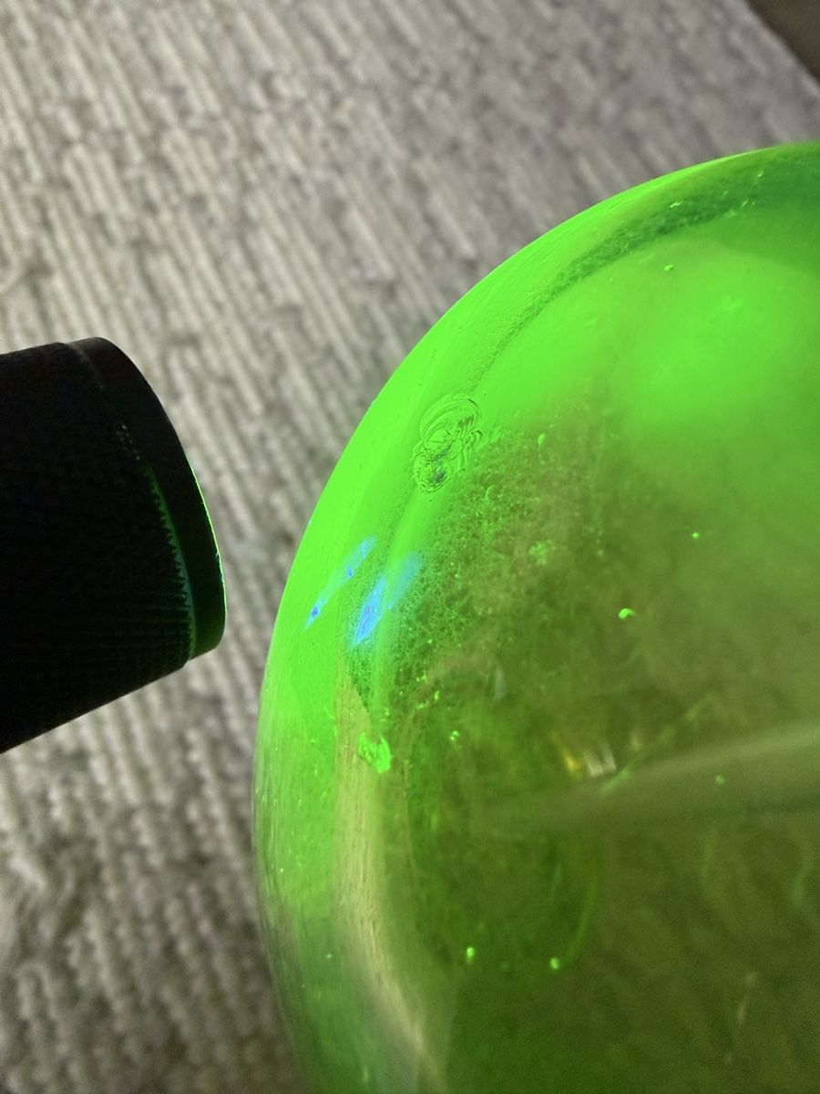 Flaschen: Siphon Sturzenegger verre uranium vert état usagé – Gebraucht aus Kloten von Mumiiin 6
