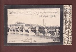 BASEL - Alte Rheinbrücke - 1903