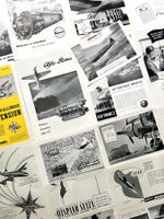 Flugzeuge Aviation - 20 Alte Werbungen / Réclames 1947/52