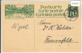 Bildpostkarte Bad Ragaz - Stempel: Bischofszell