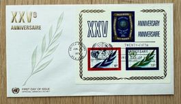 FDC 25 Jahre UNO 1970