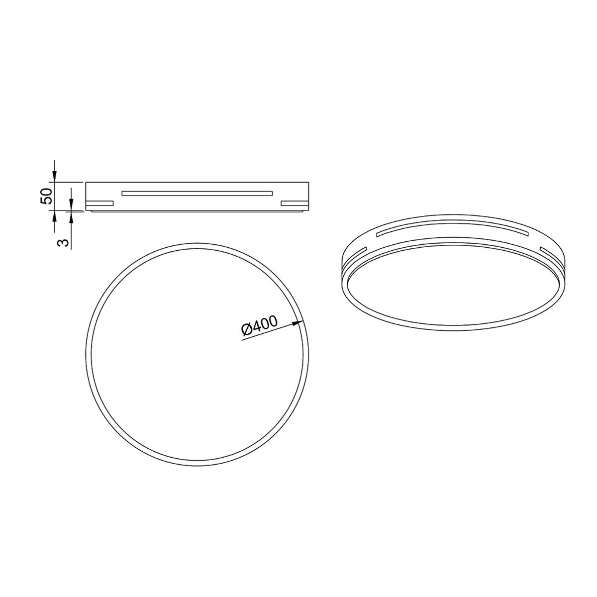 Lampadari & plafoniere: LED Deckenleuchte, Dimmer, 40 cm Ø – Nuovo (secondo la descrizione) da Kreuzlingen venduto da Smart-Light 4