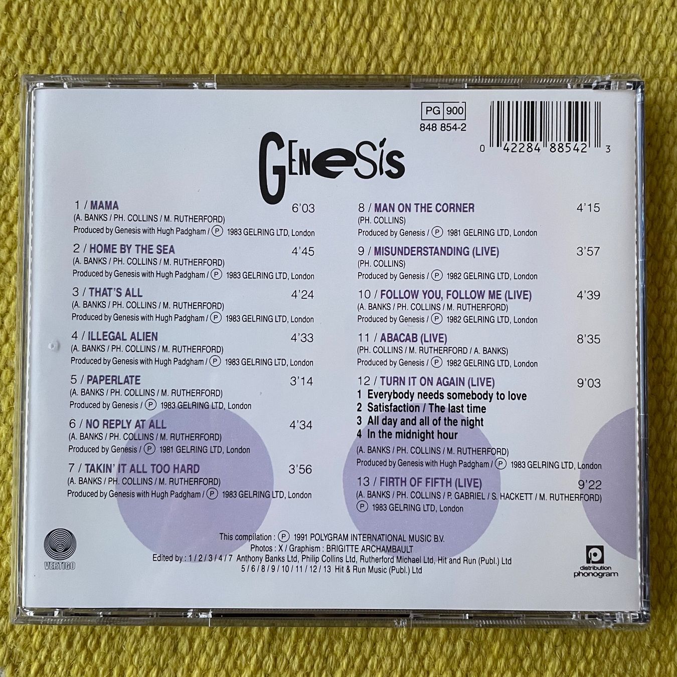 CD: GENESIS-TURN IT ON AGAIN – Usato da Rorschacherberg venduto da CD-Roli 1