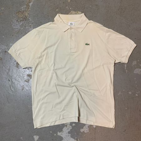 Creme Farbenes Lacoste Poloshirt M