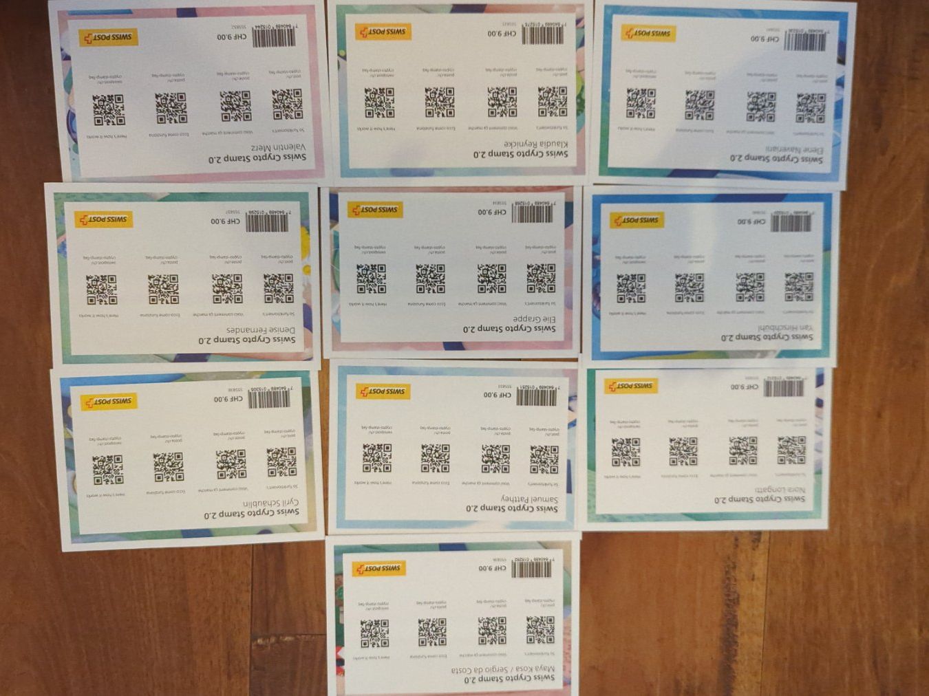 Tutti i francobolli: Swiss CryptoStamp 2.0, 2022 – Nuovo e nell'imballaggio originale da Camignolo venduto da polar8971
