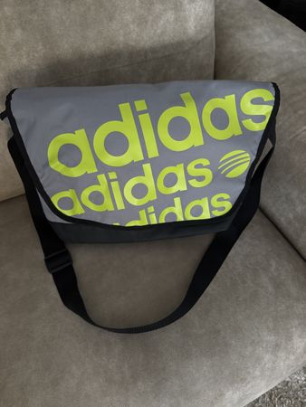 Umhängetasche Adidas Grau/Limetten Grün