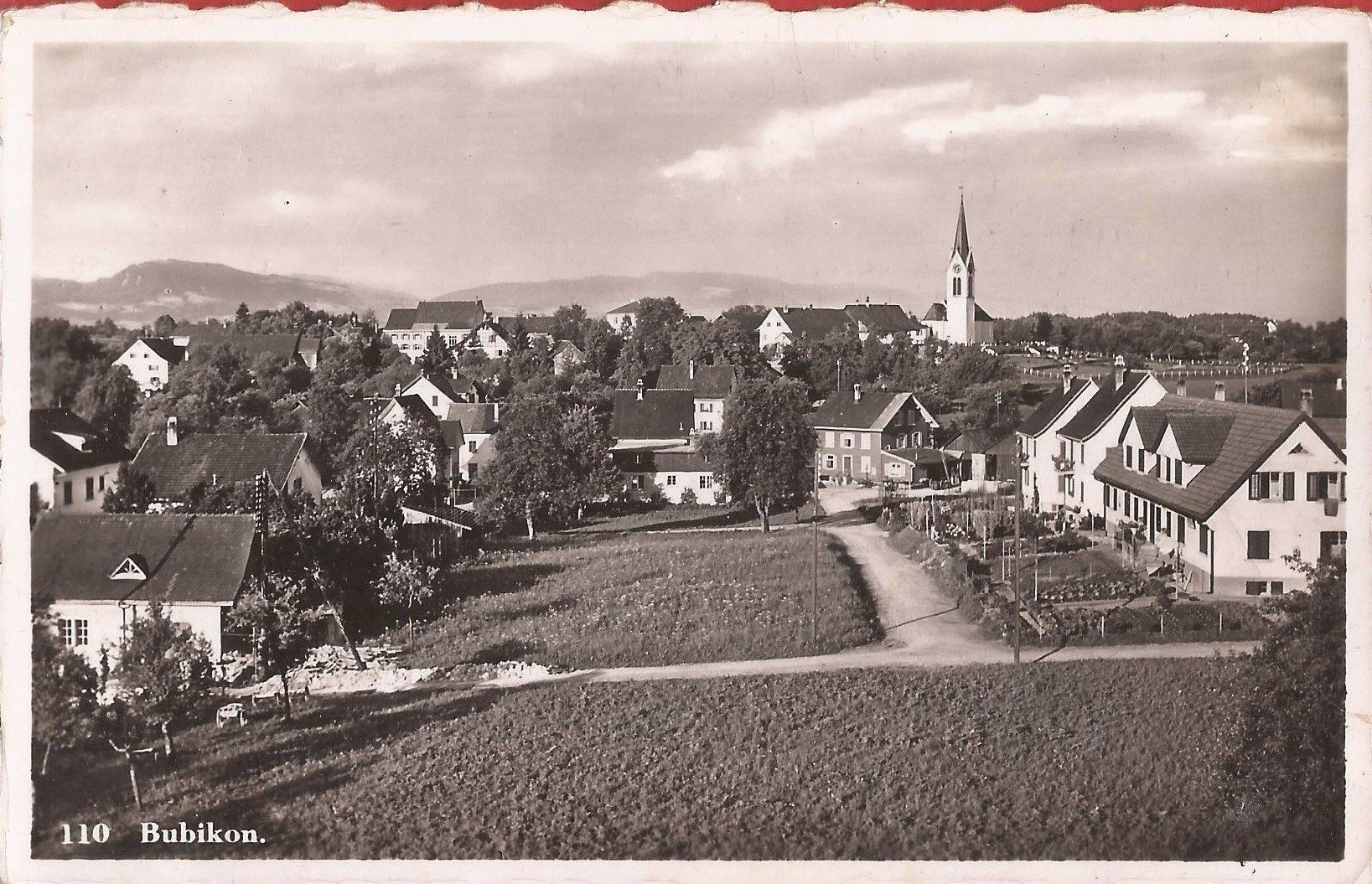 Cartoline postali: Bubikon ZH Ortsansicht Nr.110 ,  1941 – Usato da Solothurn venduto da Bepposol