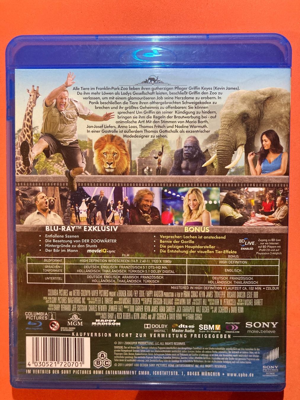 Alle DVDs: Der Zoowärter | Blu Ray – Neu (gemäss Beschreibung) aus Oberegg von  5