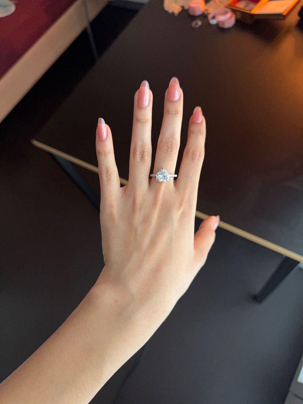 Anelli: Silver zirconia heart ring – Nuovo e nell'imballaggio originale da Zürich venduto da hal_2yzx 2
