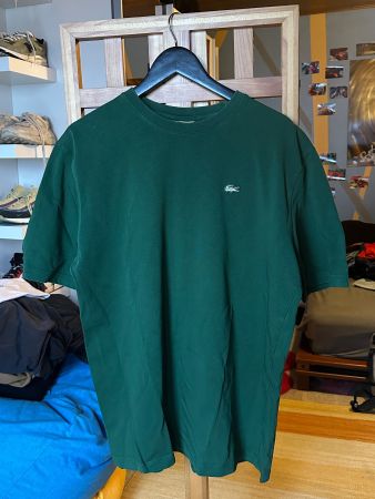 Lacoste oversized green forest Tee