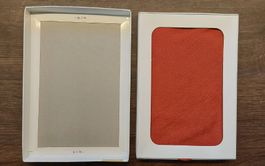 Seidenfoulard Japan neu und originalverpackt rostrot