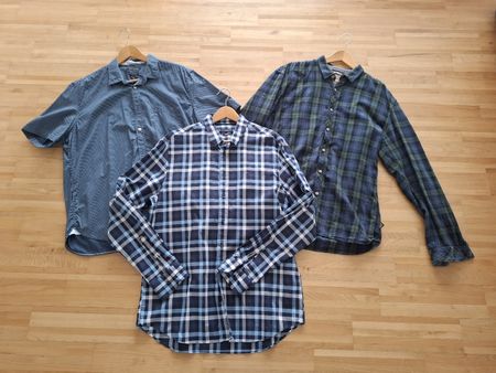 3 Hemden Gr. XXL: TOMMY HILFIGER, MARC O'POLO, TOM TAILOR