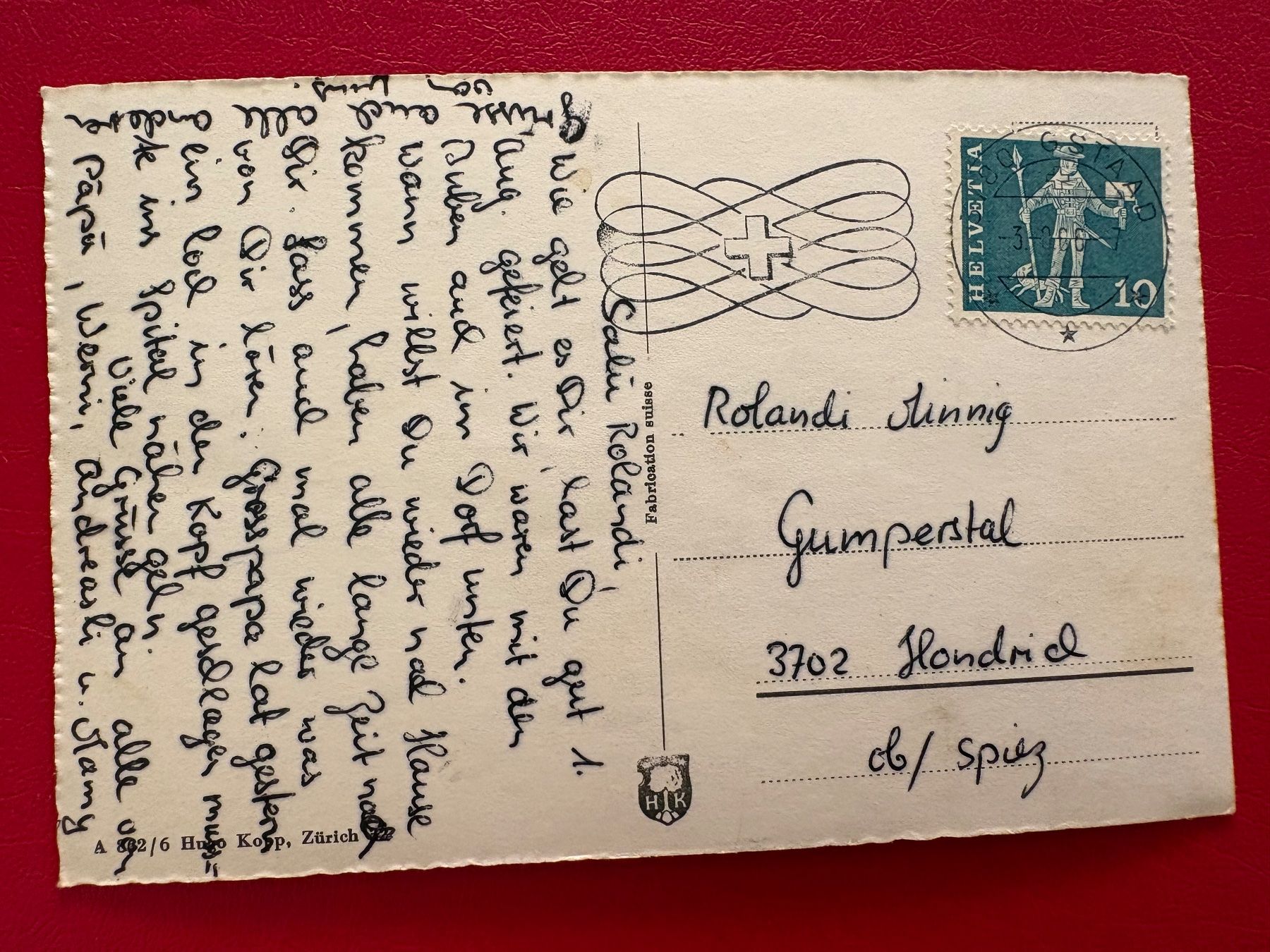 Ansichtskarten: 1966 // Palace Hotel, Gstaad – Gebraucht aus St-Légier-La Chiésaz von Theo005 1