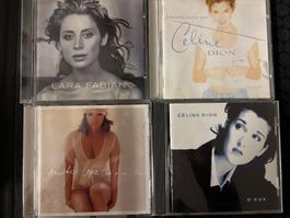 CDs Celine Dion Lara Fabian Jennifer Lopez 3 Stk
