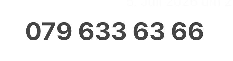 Swisscom Portables: 079 633 63 6X – Neuf avec emballage d'origine à Rotkreuz par .2426