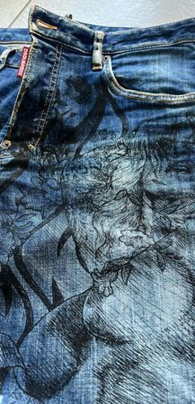 Dsquared2 Tatoo jeans uomo 52