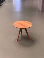 Runder Beistelltisch Eiche Massiv  Ø 45 cm