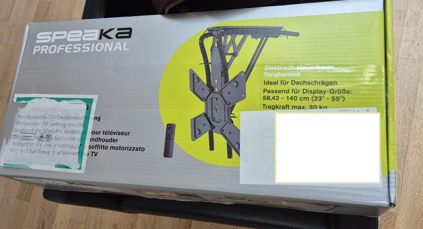 Supporti a parete: TV-Deckenhalterung "Motorisiert" – Nuovo (secondo la descrizione) da Röthenbach Hbsee venduto da Bartje 2