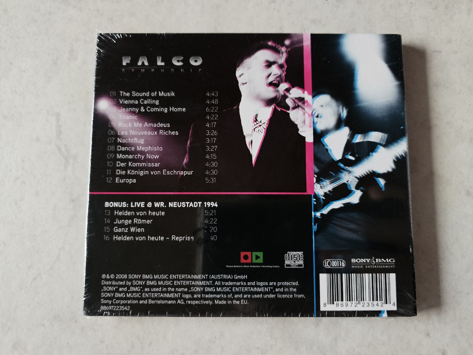 CD: Falco  -  Symphonic  /  Fabrikneu – Usato da Schneisingen venduto da backstore24 1