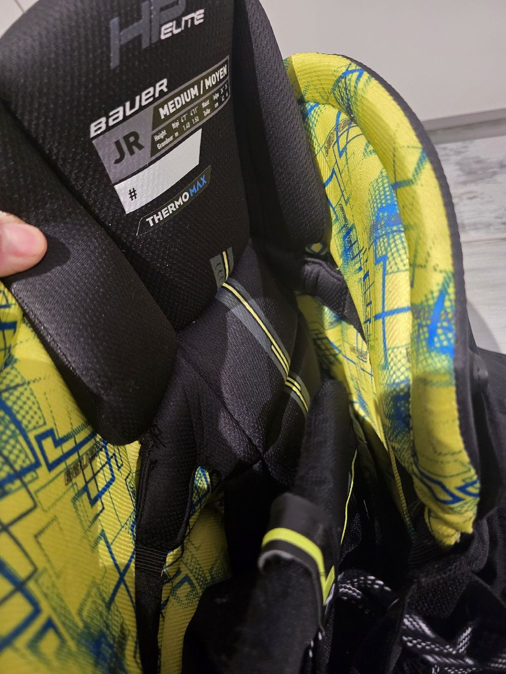 Bauer Protezioni & Imbottiture: bauer hp elite jr medium – Nuovo (secondo la descrizione) da vallon venduto da Djsubway 2