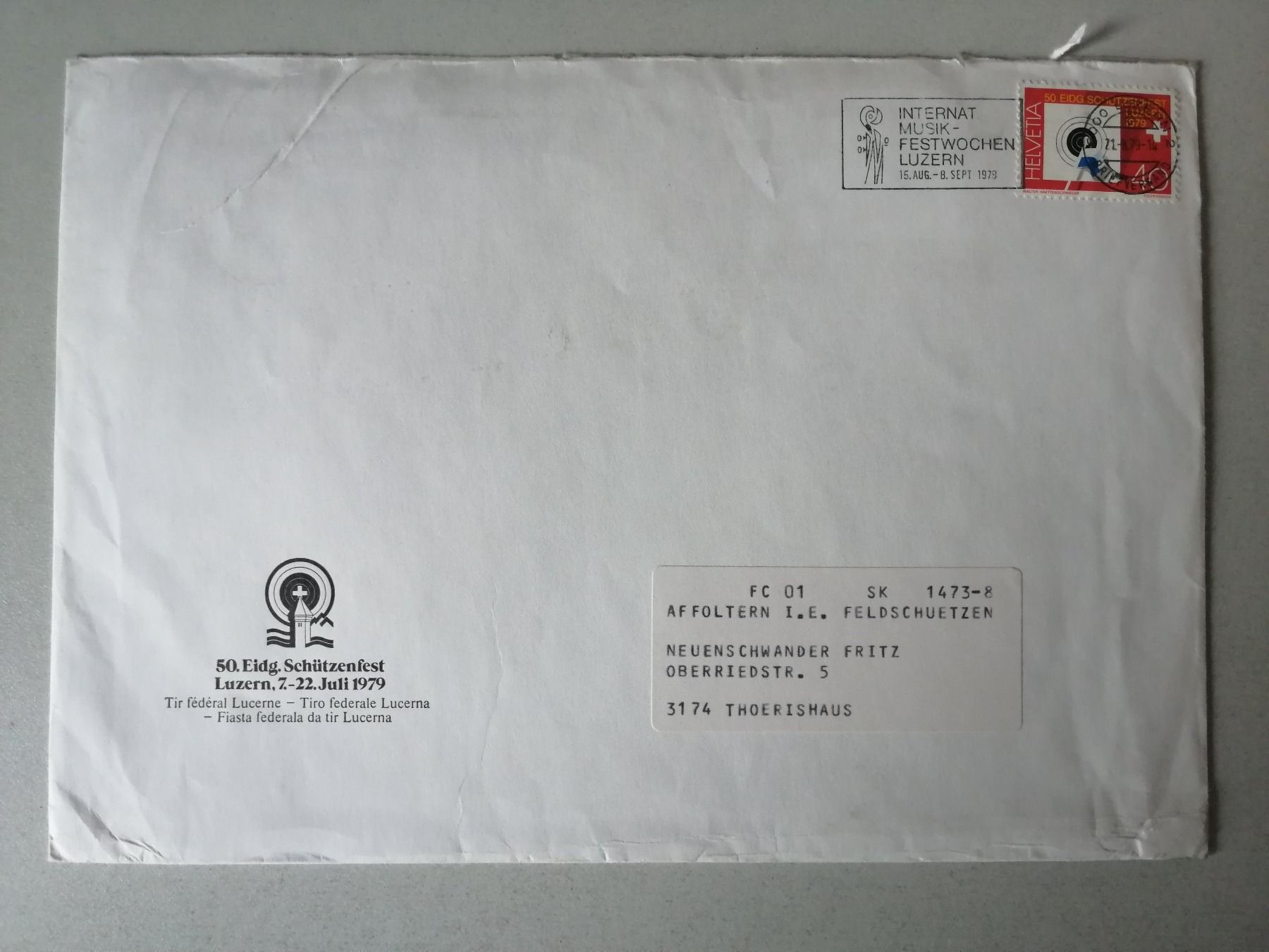 Alle Briefmarken: Briefumschläge: Diverse! – Gebraucht aus Hinterkappelen von 1399 8
