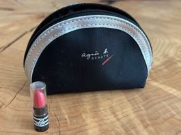 Trousse Agnès B + mini RAL neuf | Schminktasche +Lippenstift