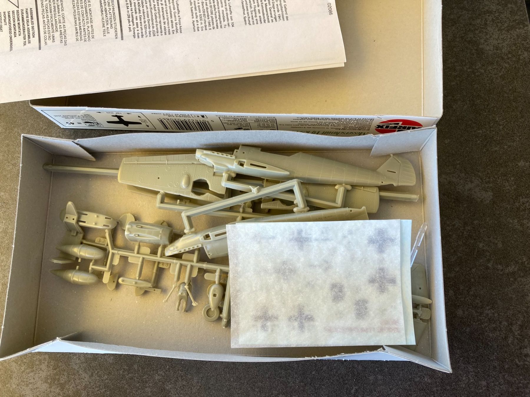 Airfix Kit di modellismo & Modellini statici: VINTAGE: Airfix Messerschmitt Bf109E 1/72 – Usato da Höri venduto da Treblink 1