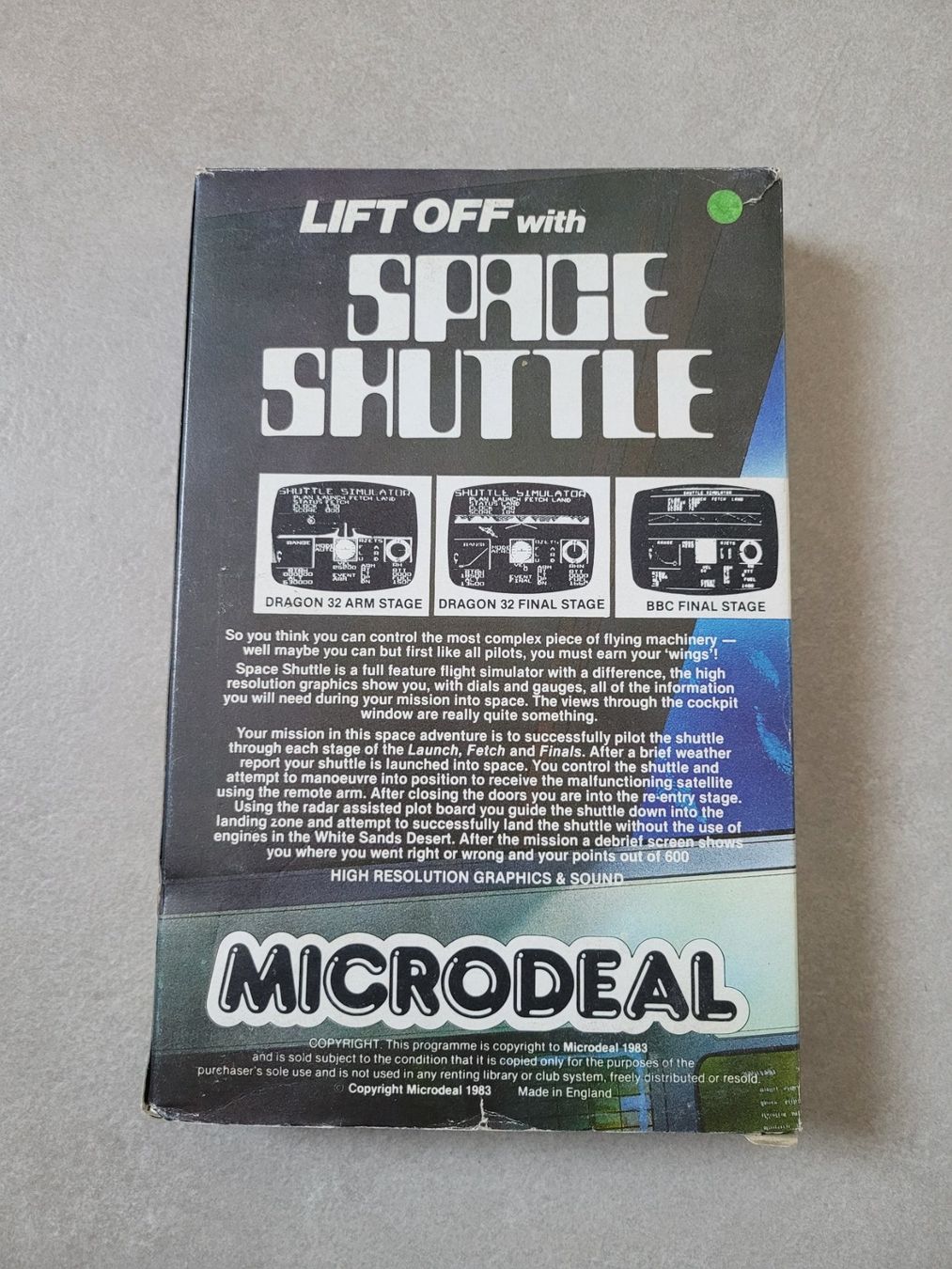 Spiele: Space Shuttle Commodore 64 / 1983 – Defekt aus Uezwil von -Retrogames- 1