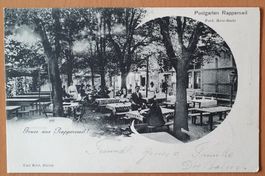 Gruss aus Rapperswil  - Postgarten 1901