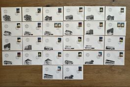 Liechtenstein - 26x POSTBÜRO FDC‘s Top erhalten 