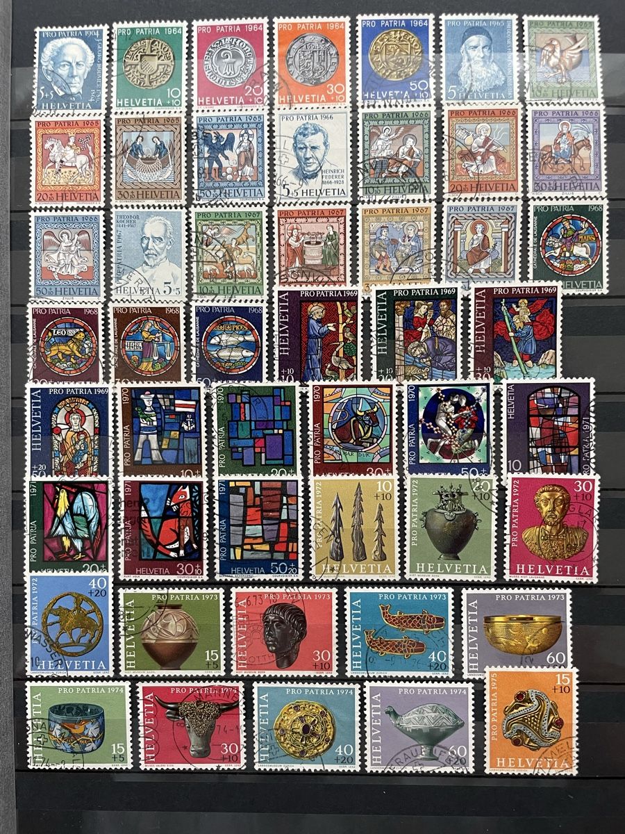 Alle Briefmarken: Schweiz CH PP ab 1964 3s – Gebraucht aus Cham von Diablo1232