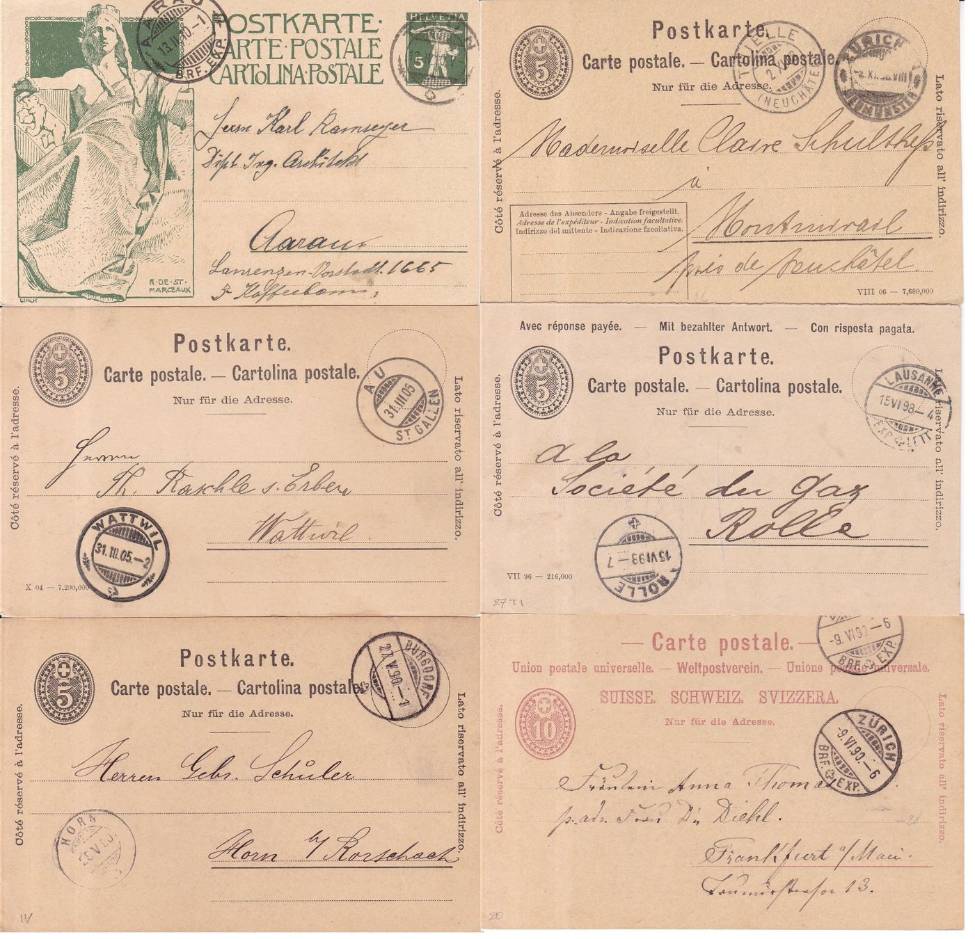 Tous les timbres: 42 Stk. Alte CH Briefe, Postkarten, Belege – D'occasion à Münchwilen AG par Nesar 4