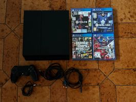 Sony PS4 500 Go + manette + 4 jeux