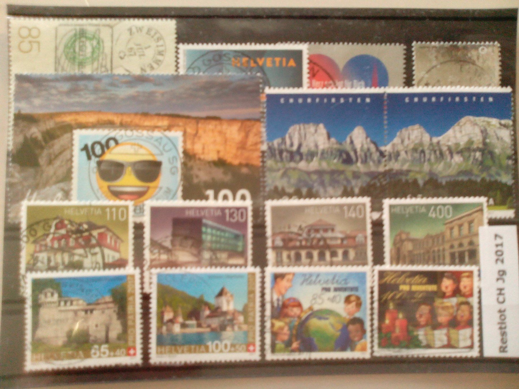 Alle Briefmarken: Restlot CH Jg2017 – Gebraucht aus Brüttisellen von goldtaler