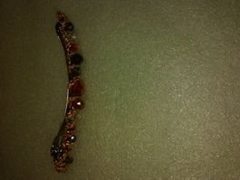 haarschmuck,,,haarspange,,,,rot,,weiss,,blau kristall