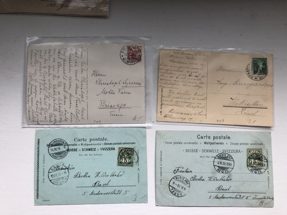 Cartoline postali: 8 uralte Ansichtskarten SCHAFFHAUSEN - meist LITHOS – Usato da Lufingen venduto da Rac0 3