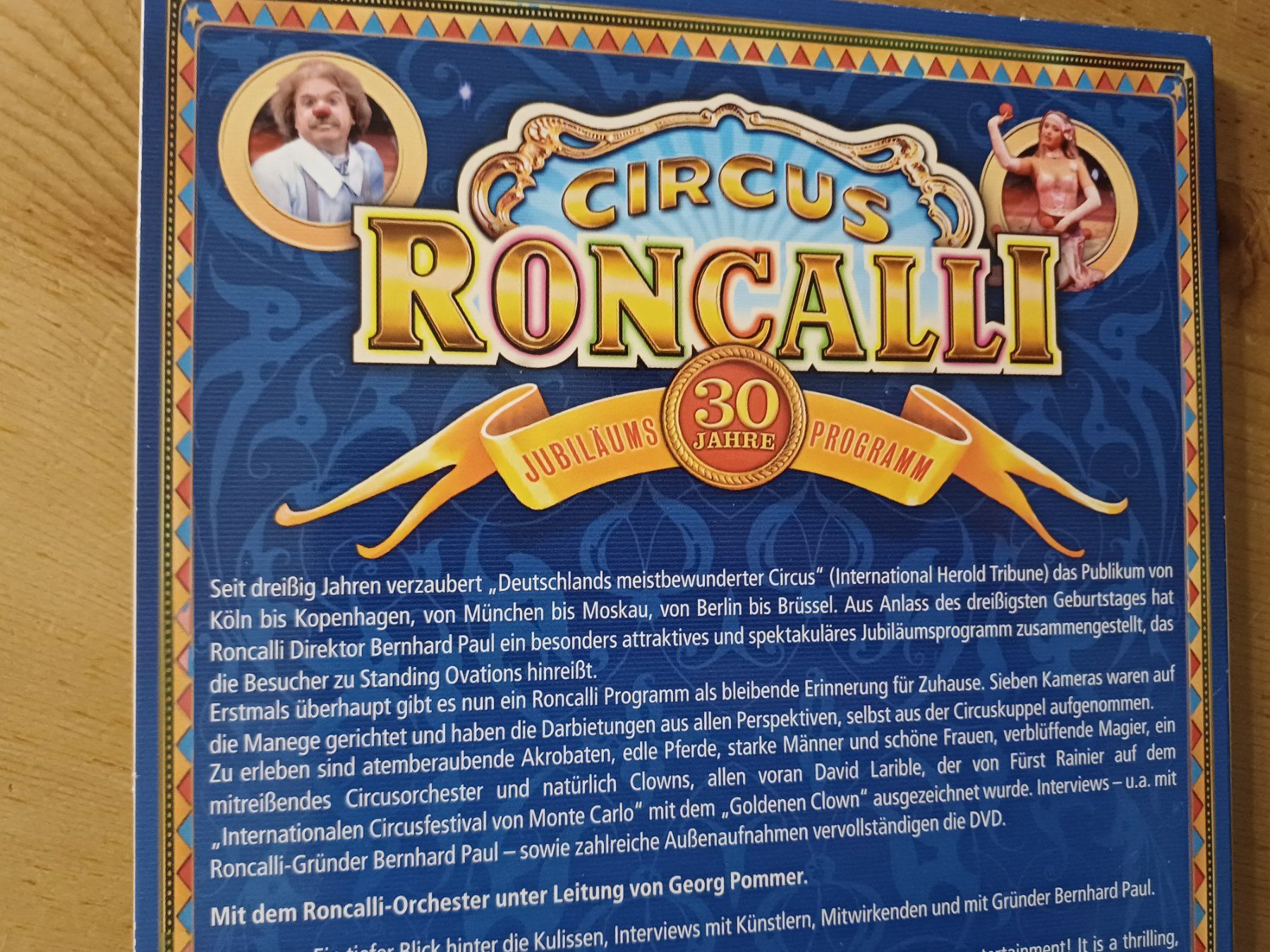 Alle DVDs: Circus Roncalli - 30 Jahre Jubiläums Programm – Gebraucht aus Jona von Rreto71 4