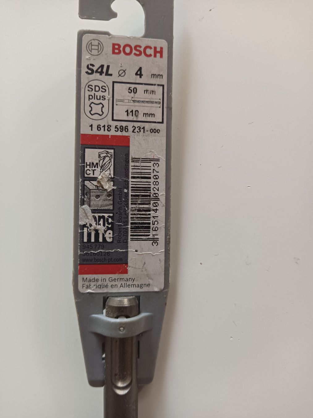 Bosch Tutti gli attrezzi: Sds plus Bohrer 4mm 50x110mm – Usato da Mittelhäusern venduto da Steigerer3