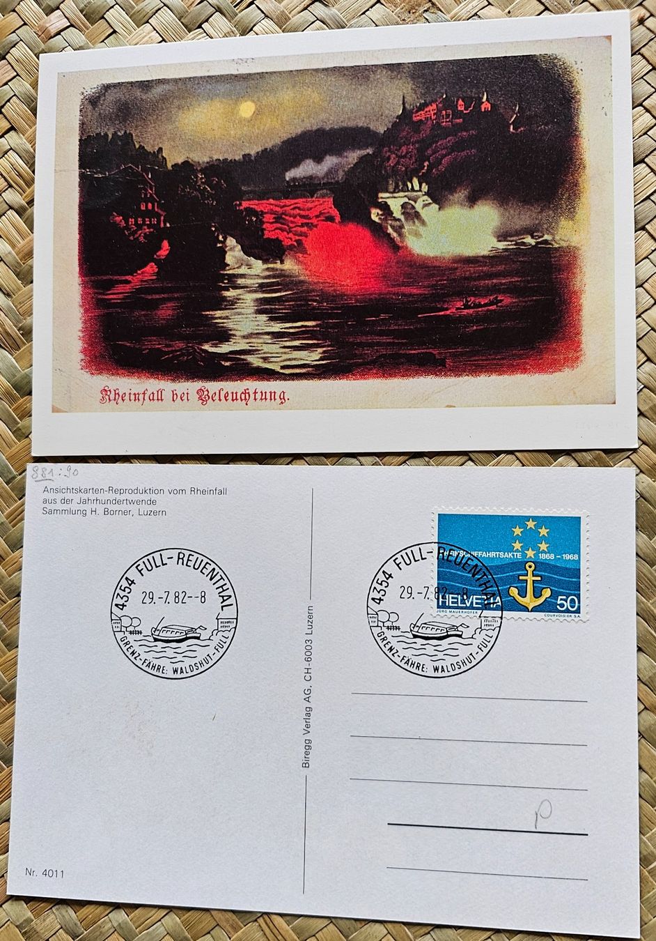 Cartoline postali: WINDISCH AG mit Sst 11.II.86 – Nuovo (secondo la descrizione) da Les Valettes venduto da Nuba1