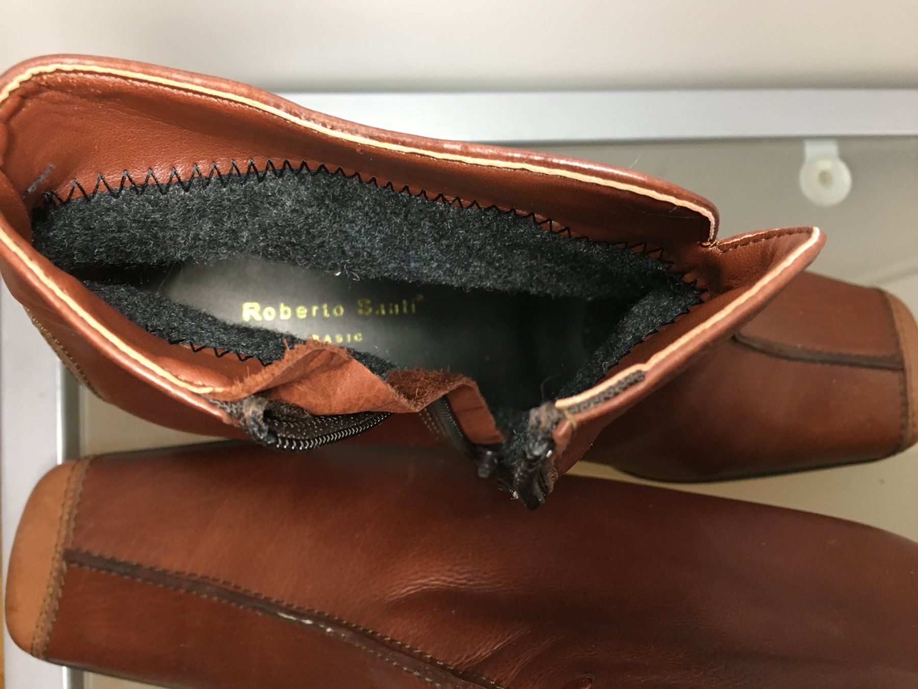 Roberto Santi Scarpe da donna: Damen Stiefeletten , Leder,  Gr. 40, NEU – Nuovo (secondo la descrizione) da Heerbrugg venduto da dwfg 9