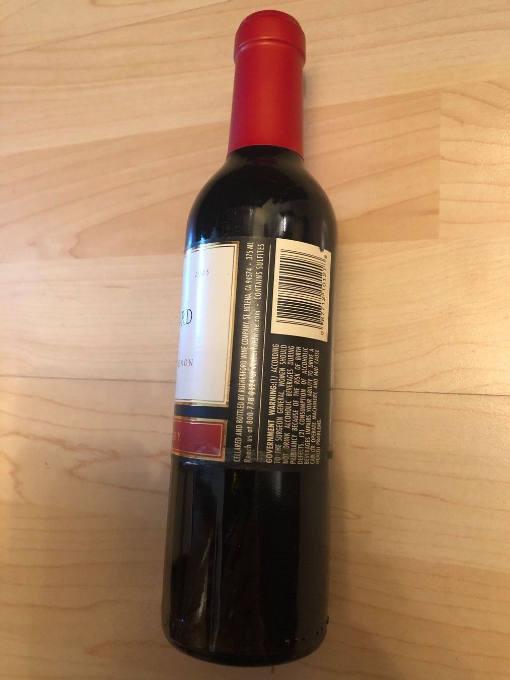 Vino: Rutherford Ranch Cabernet Sauvignon – Nuovo e nell'imballaggio originale da Wald ZH venduto da mlnt 7