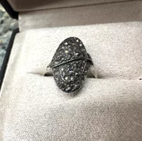 Vintage Silberring 925 mit Markasiten