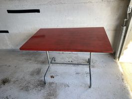 Schöner alter Blechtisch 70/80 Style 