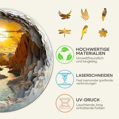 Puzzles: Holzpuzzle 300tlg – Neu und originalverpackt aus Hundwil von Pakethase 5