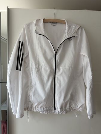 Adidas Laufjacke weiss