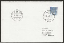 1988  50 Rp. Brief von Davos Glaris nach Basel