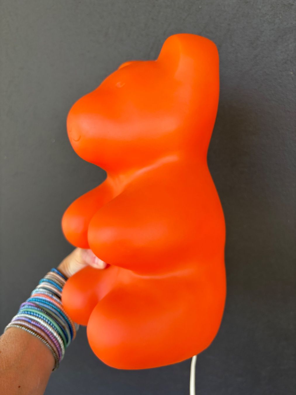 Heico Lampade: Vintage 1980s Orange Heico gummy bear lamp – Usato da Steinhausen venduto da ChromeVintage 3