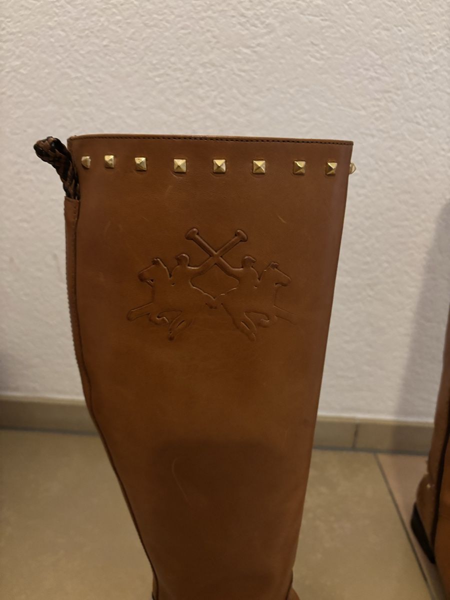 La Martina Scarpe da donna: Stiefel Leder Gr. 39 – Usato da bern venduto da marion78 1