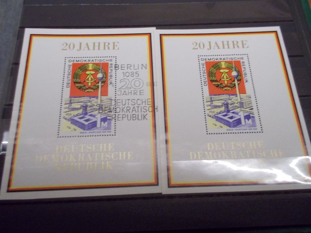 Prophila Collection – Blocco DDR 30 – Francobolli 1969 20 Anni DDR, Radio E Fernsehturm – MNH **