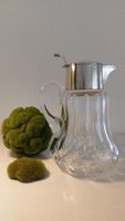 Schöne Jugendstil Bleikristall Karaffe Silber 835 er Punzen